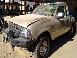 1999 FORD RANGER, GOLD, EXTD CAB, 3.0L, MT. 4WD.   F26513